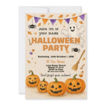 Uitnodiging voor Halloween Party