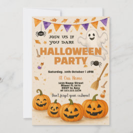 Uitnodiging voor Halloween Party