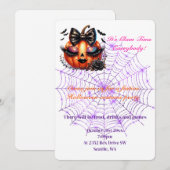 Uitnodiging voor Halloween Party (Voorkant / Achterkant)