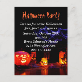 Uitnodiging voor Halloween Party