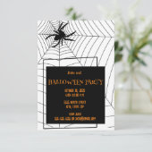 Uitnodiging voor Halloween Party (Staand voorkant)