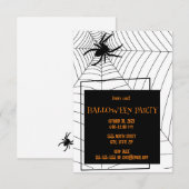 Uitnodiging voor Halloween Party (Voorkant / Achterkant)