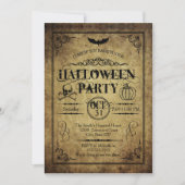 Uitnodiging voor Halloween Party (Voorkant)