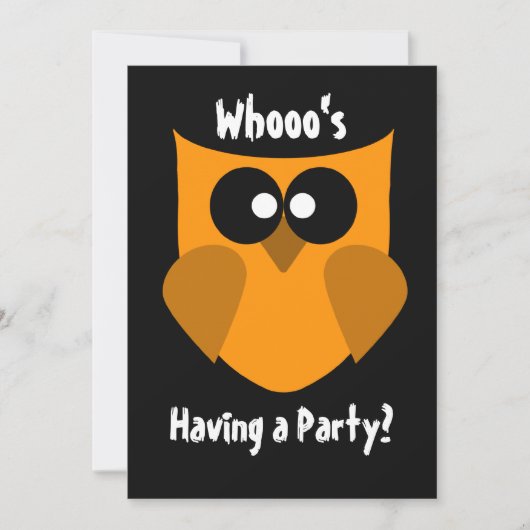 Uitnodiging voor Halloween Party (Voorkant)