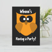 Uitnodiging voor Halloween Party (Staand voorkant)
