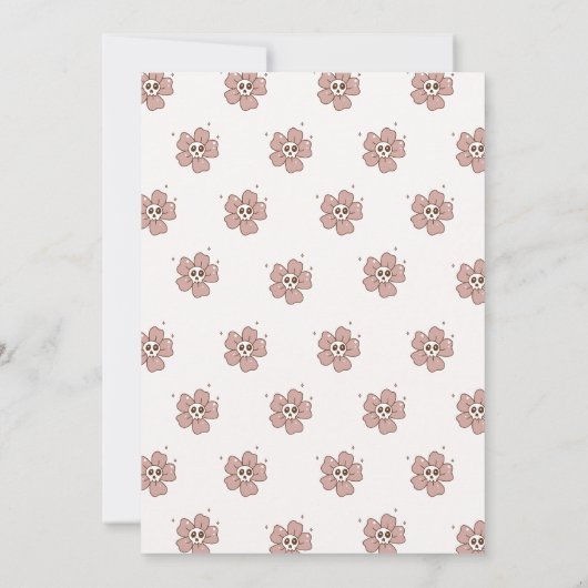 Uitnodiging voor Halloween Party (Achterkant)