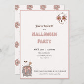 Uitnodiging voor Halloween Party (Voorkant / Achterkant)