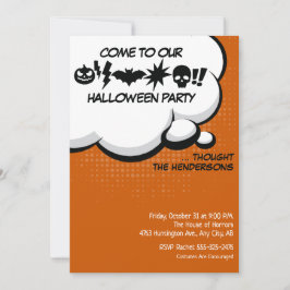 Uitnodiging voor Halloween Party