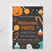 Uitnodiging voor Halloween Party (Voorkant)