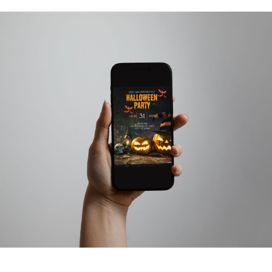 Uitnodiging voor Halloween Party
