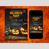 Uitnodiging voor Halloween Party
