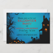 Uitnodiging voor Halloween Party (Achterkant)