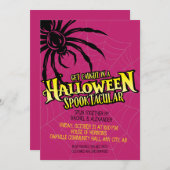 Uitnodiging voor Halloween Party (Voorkant / Achterkant)