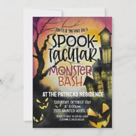 Uitnodiging voor Halloween Party