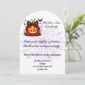 Uitnodiging voor Halloween Party (Staand voorkant)
