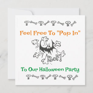Uitnodiging voor Halloween Party
