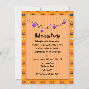 Uitnodiging voor Halloween Party