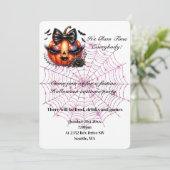 Uitnodiging voor Halloween Party (Staand voorkant)