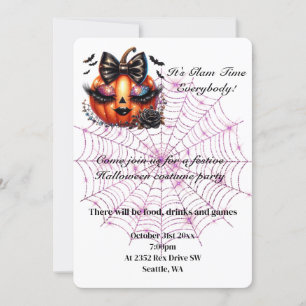 Uitnodiging voor Halloween Party