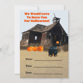 Uitnodiging voor Halloween Party (Voorkant)