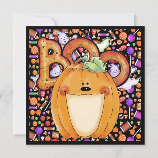 Uitnodiging voor Halloween Party (Voorkant)