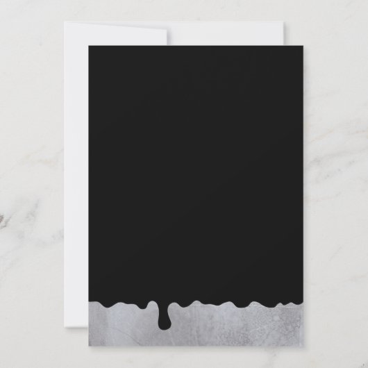 Uitnodiging voor Halloween Party (Achterkant)