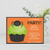 Uitnodiging voor Halloween Party (Staand voorkant)