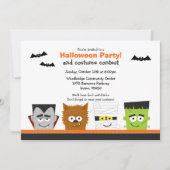 Uitnodiging voor Halloween Party (Voorkant)