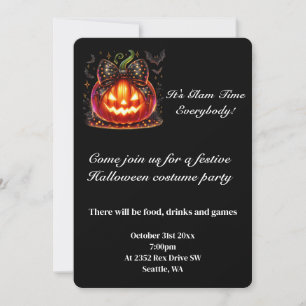 Uitnodiging voor Halloween Party