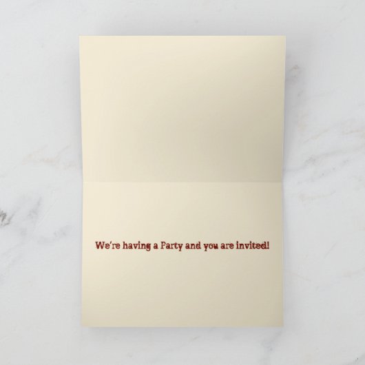 Uitnodiging voor Halloween Party (Binnen)