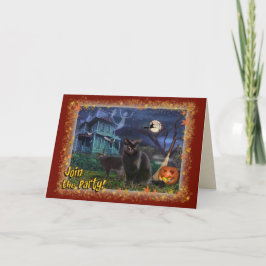 Uitnodiging voor Halloween Party