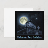 Uitnodiging voor Halloween Party (Voorkant / Achterkant)