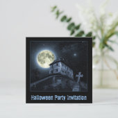 Uitnodiging voor Halloween Party (Staand voorkant)