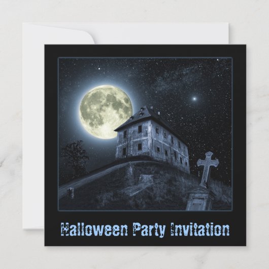 Uitnodiging voor Halloween Party (Voorkant)