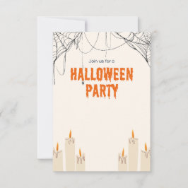 Uitnodiging voor Halloween Party