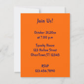 Uitnodiging voor Halloween Party (Achterkant)
