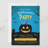 Uitnodiging voor Halloween Party (Voorkant)