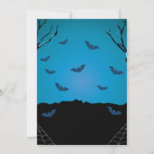 Uitnodiging voor Halloween Party (Achterkant)