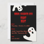 Uitnodiging voor Halloween Party (Voorkant)