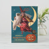 Uitnodiging voor Halloween Party (Staand voorkant)