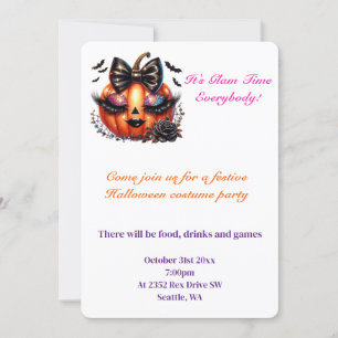 Uitnodiging voor Halloween Party