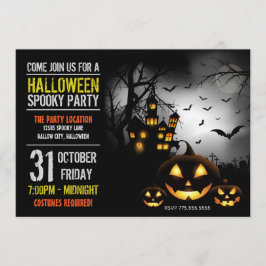 Uitnodiging voor Halloween Party