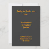 Uitnodiging voor Halloween Party (Achterkant)