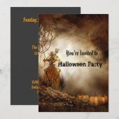 Uitnodiging voor Halloween Party (Voorkant / Achterkant)
