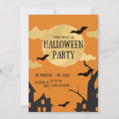 Uitnodiging voor Halloween Party (Voorkant)