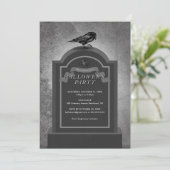 Uitnodiging voor Halloween Party (Staand voorkant)