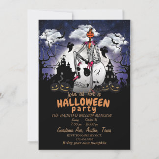 Uitnodiging voor Halloween Party