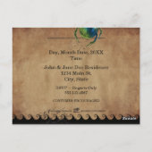 Uitnodiging voor Halloween Party | Egyptische esth (Achterkant)