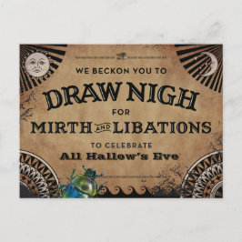 Uitnodiging voor Halloween Party | Egyptische esth