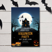 Uitnodiging voor Halloween Party, Spooky Night Hal